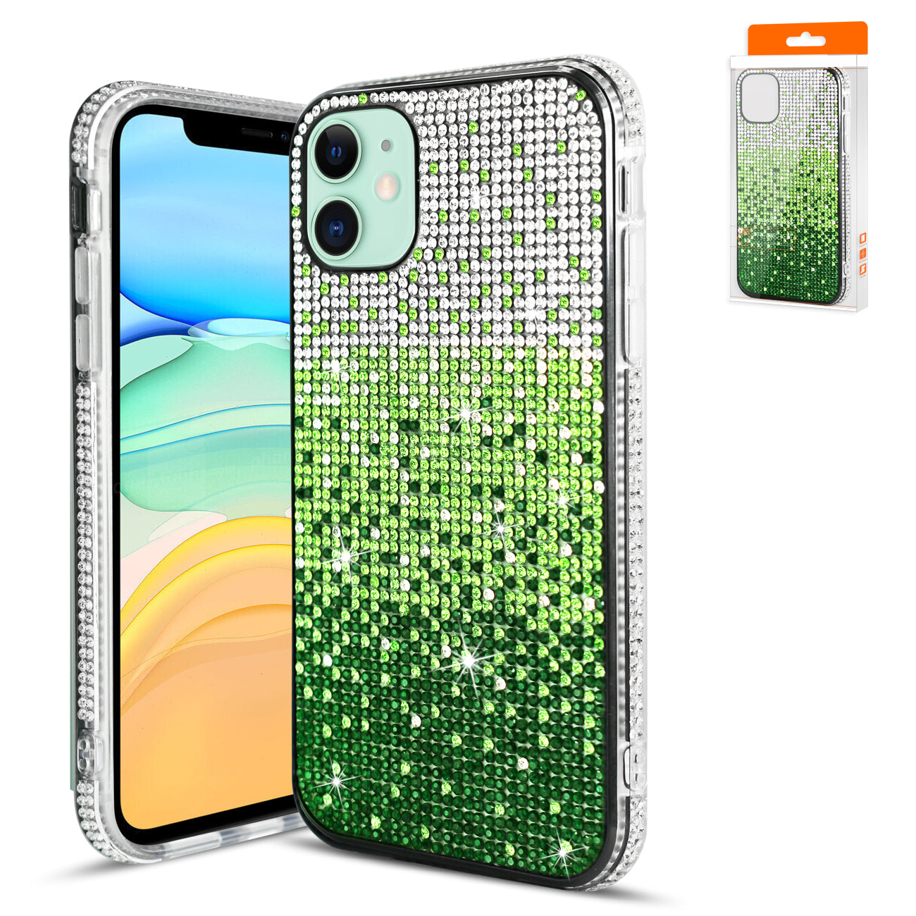 Reiko Design Diamond Case For APPLE IPHONE 11 In Green